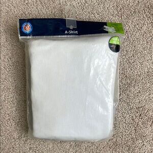 TKS White A-Line Underwear Shirts